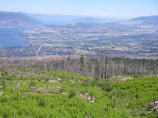 Kettle Valley 051 "View of Kelowna from the Kettle Valley Railway"
