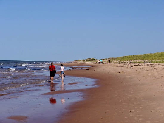 P1010713 "Beach in the Greenwich section of PEI National Park"