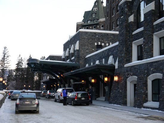 Banff Springs Hotel 006 "Entrance to the Banff Springs Hotel"