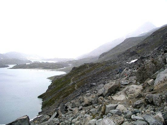OLYMPUS DIGITAL CAMERA "The Canadian side of the pass on the Chilkoot Trail"