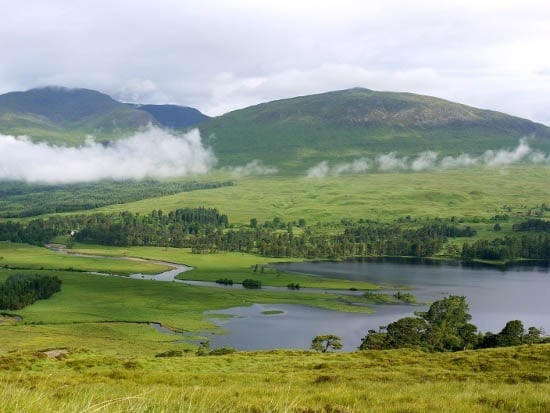 West Highland Way 156 "Views of Loch Tulla and the wooded islands"