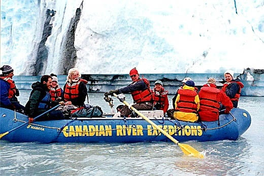 "Alsek Lake - part of the Tatshenshini River trip"