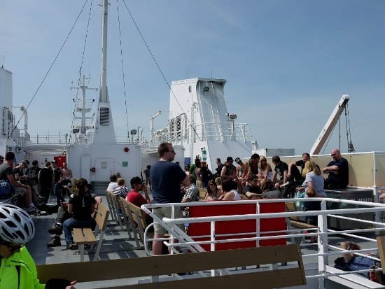 Pelee Island 084 "A young crowd on the ferry to Pelee Island"