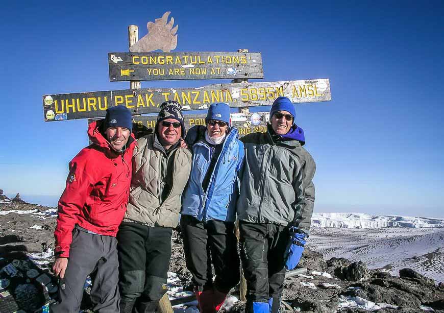 Summit success on Kilimanjaro
