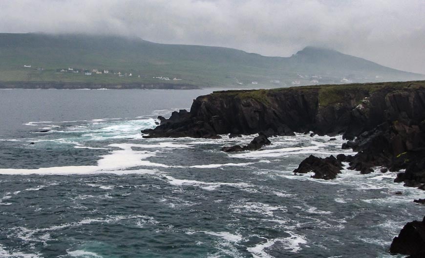 Some wild sections of coast along the Dingle Way