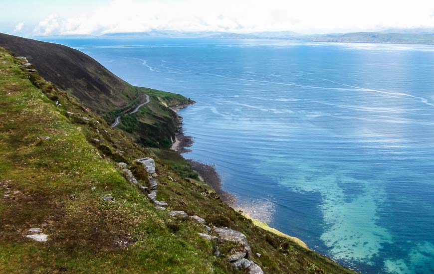 Views from the high traverse that parallels the Kerry Way road