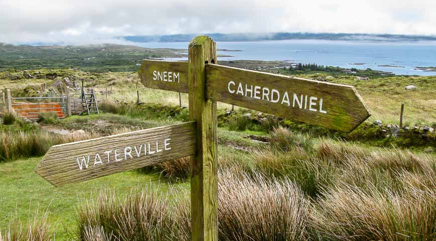 Signage is generally excellent on the Kerry Way 