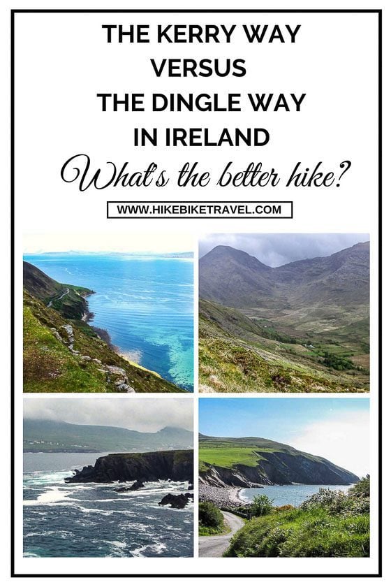 Kerry Way versus the Dingle Way in Ireland - what's the better hike?