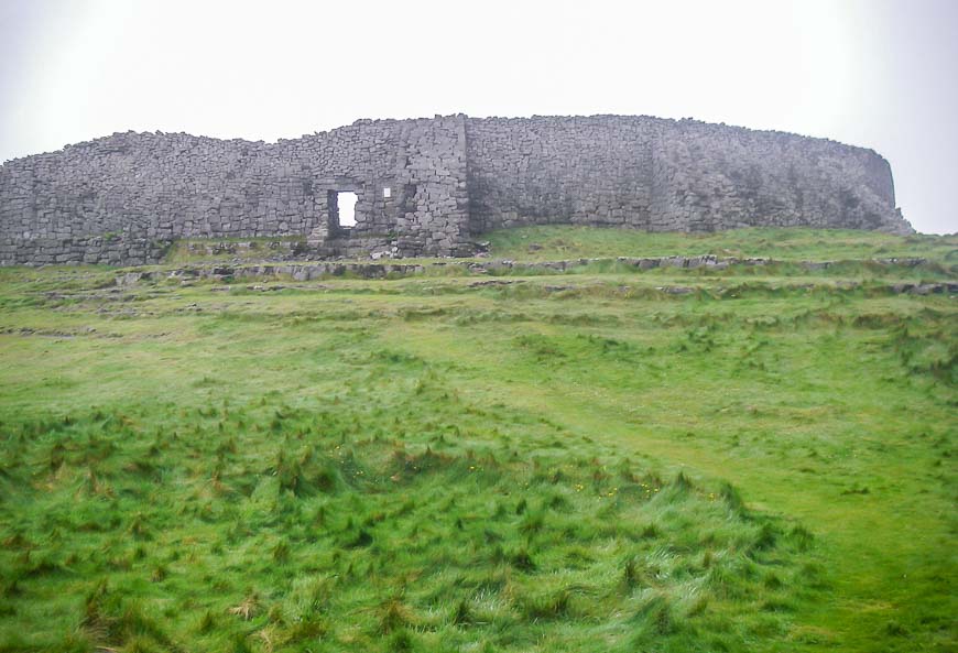 We had Dun Aengus to ourselves when we visited the Aran Islands