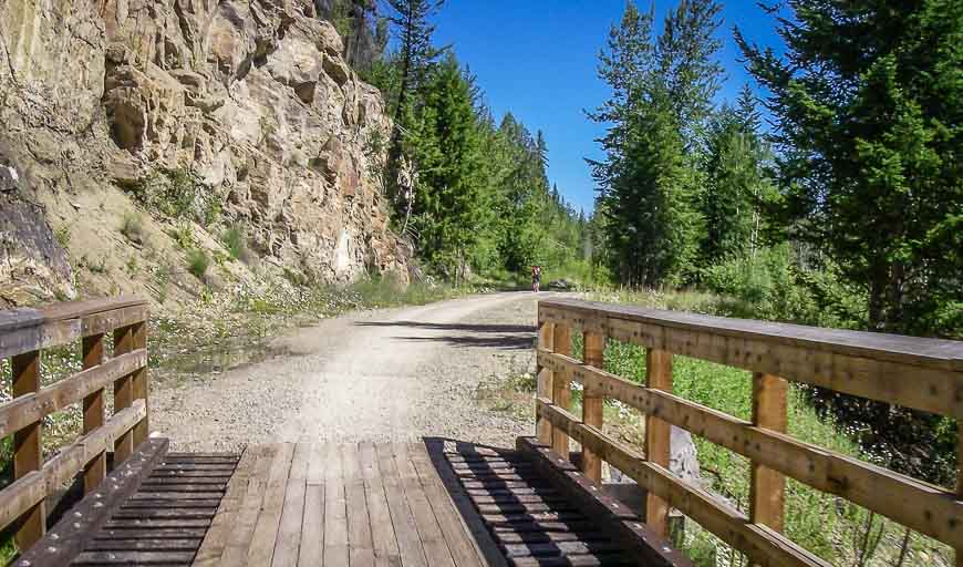 A section of the Kettle Valley Railway