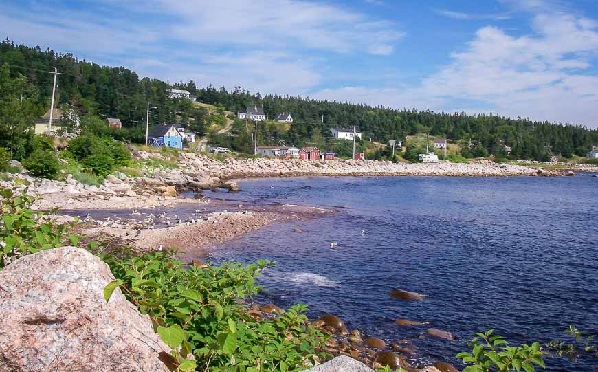 Beautiful scenery on the east coast of the Cabot Trail