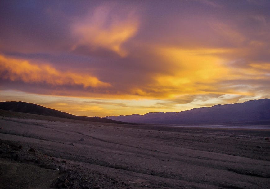 Death Valley sunset