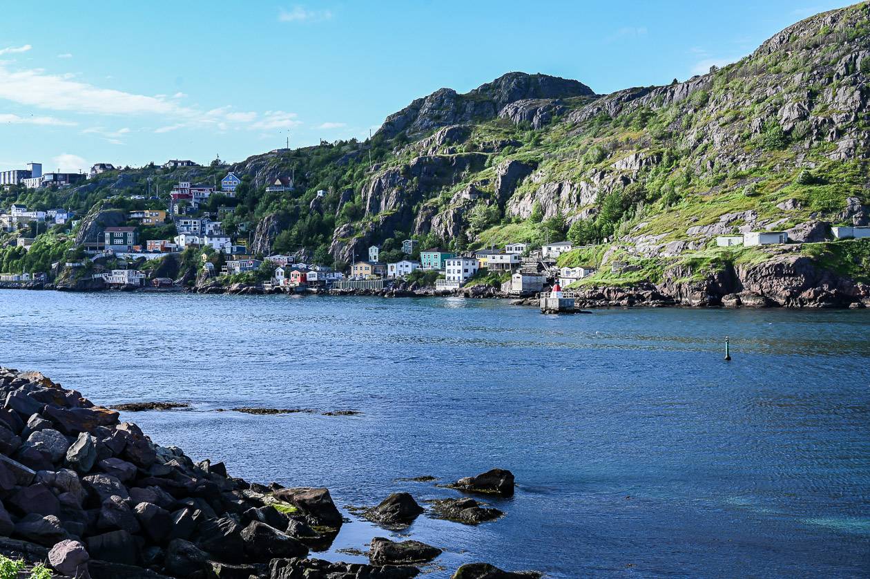 View of homes near the inner harbour