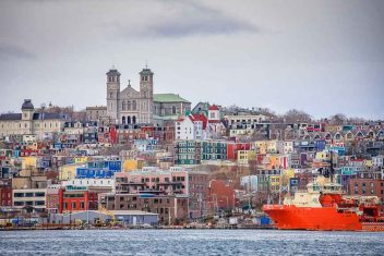 The colours of St. Johns Newfoundland