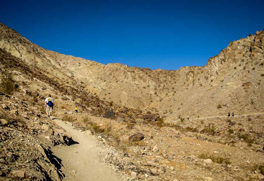 Hiking in Palm Springs on the Bump n Grind Trail near Rancho Mirage