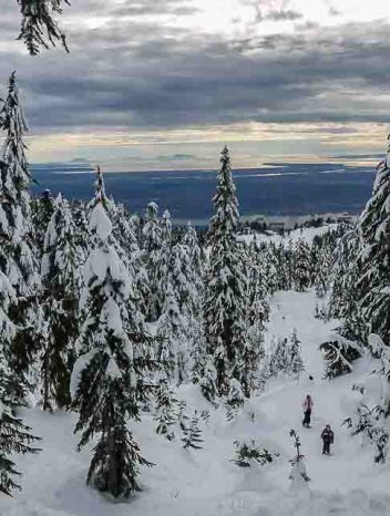 Massive amounts of snow some years by December on Grouse Mountain