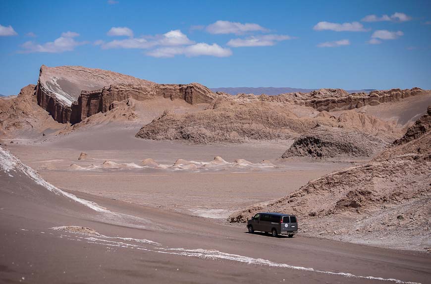 Hard to believe cars can drive through this landscape