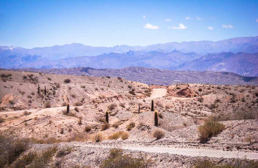 Interesting geology on the road to Molinos