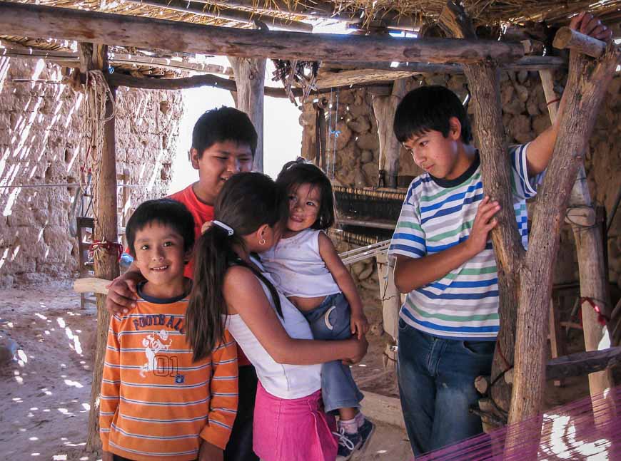 The oldest boy in the family could weave a belt in an hour