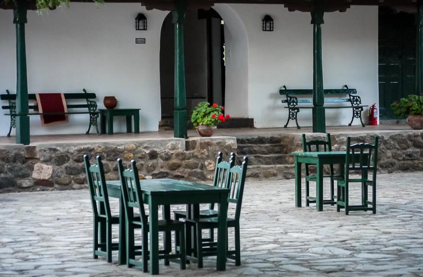 Courtyard at the Hacienda de Molinos