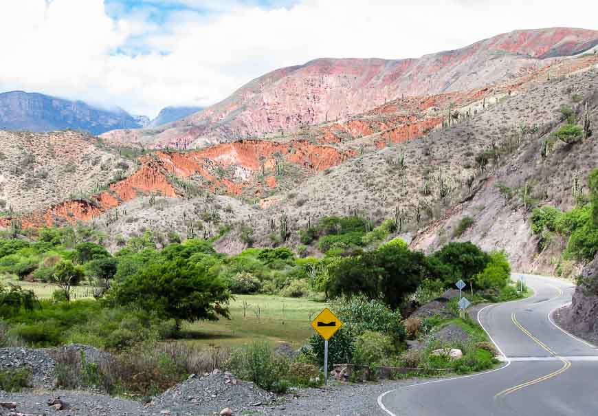 Salta Tucuman drive and the countryside 75 minutes south of Salta