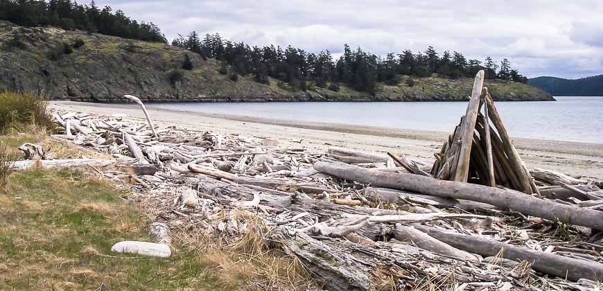 There are some lovely beaches in the San Juan Islands