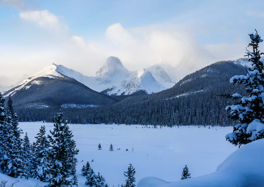 View from Mt Engadine Lodge