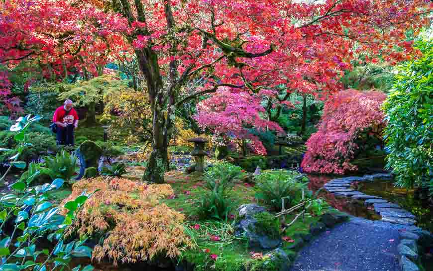 The Butchart Gardens in October