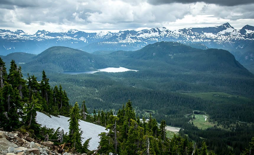 The view from the Mt Washington Chairlift