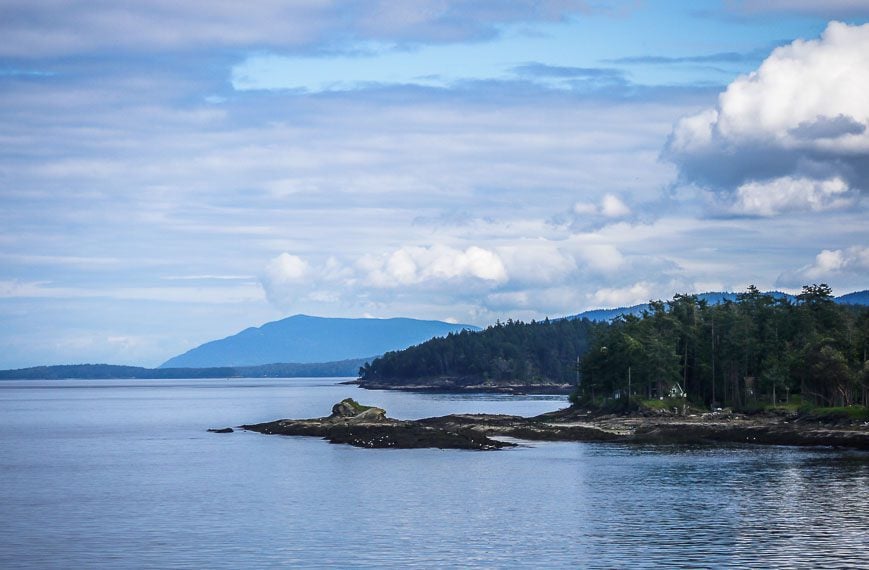 Enjoying quintessential west coast scenery through the southern Gulf Islands