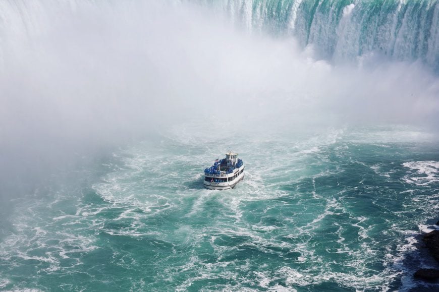 Maid of the Mist boat ride to Niagara Falls