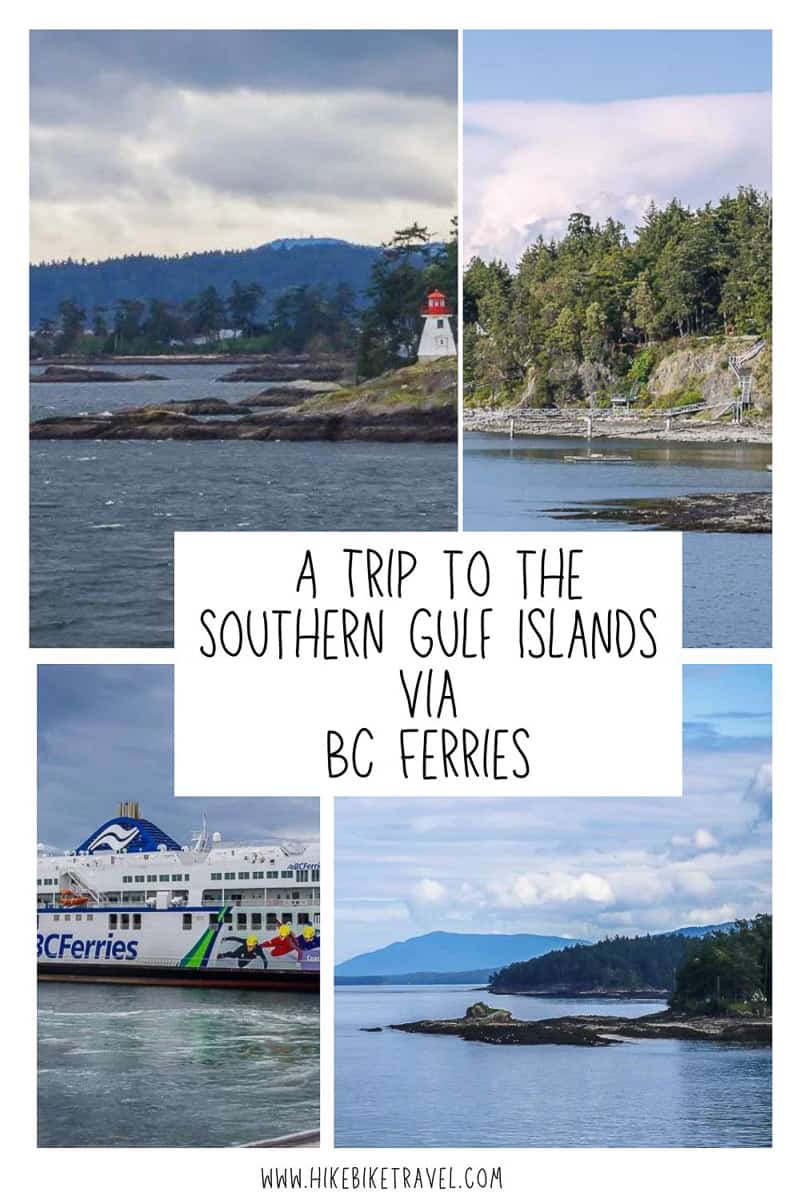 A trip through the southern Gulf Islands on BC Ferries