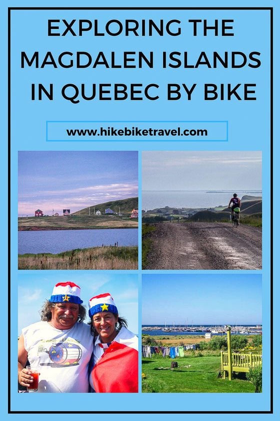 Exploring the Magdalen Islands in Quebec by bike
