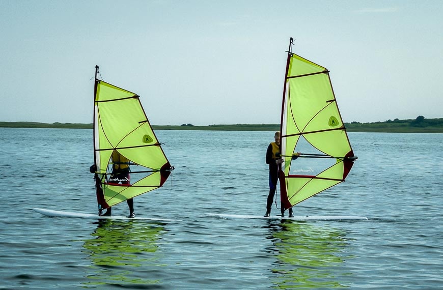 Try windsurfing if you visit the islands