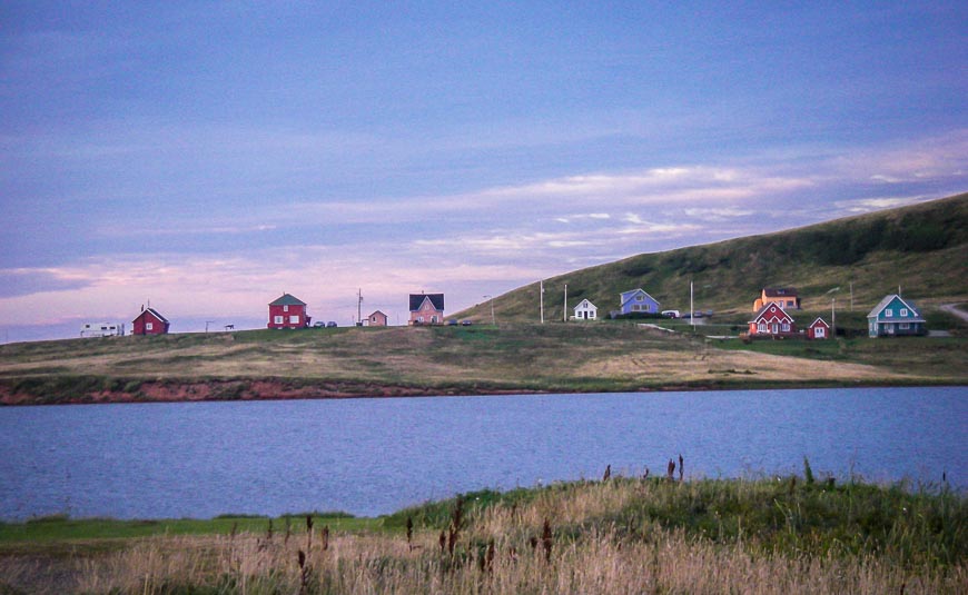 Homes with a view of the quiet lagoon