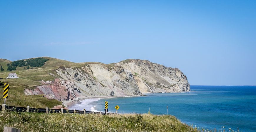 Beautiful scenery as you bike or drive the islands