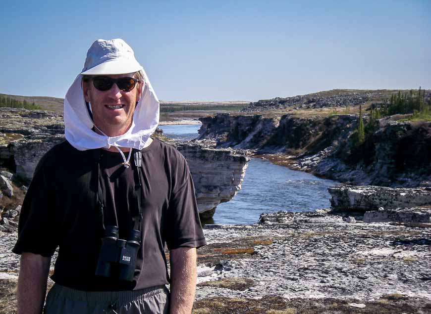 We're about to join the Clark River so checking out the rapids from the top