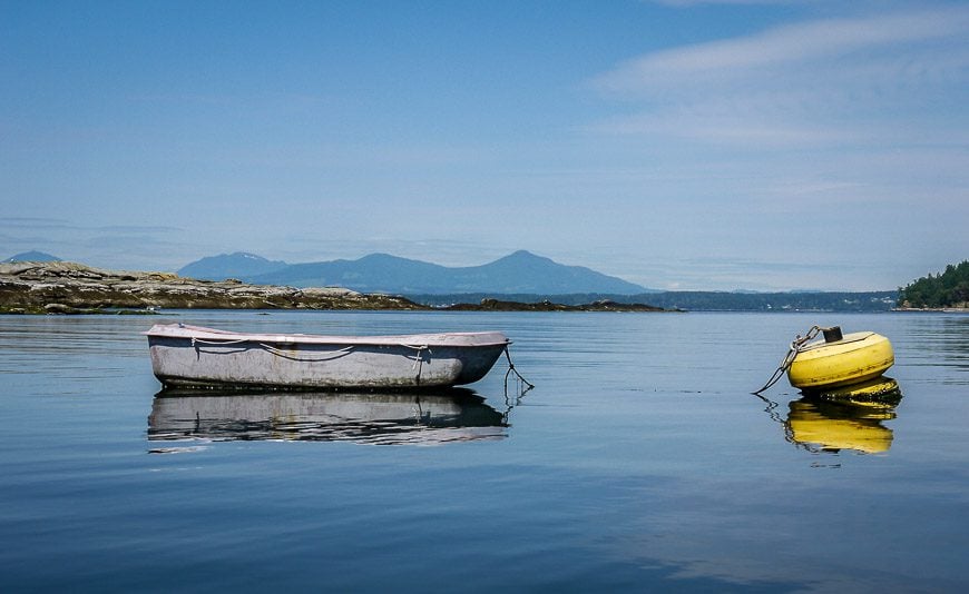 The summer calm near Ruxton Island