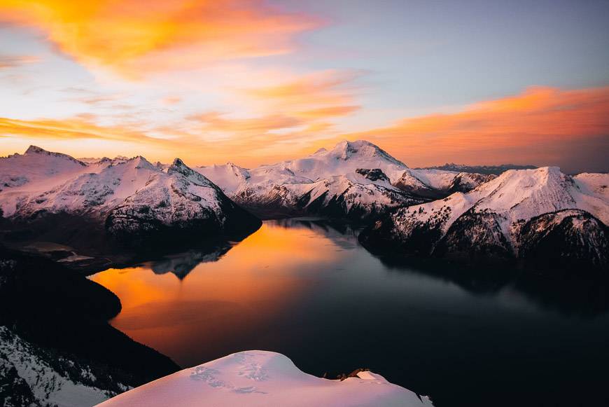 The view of Garibaldi Lake from the Panorama Ridge Trail – Credit: Lukas Mann on Unsplash