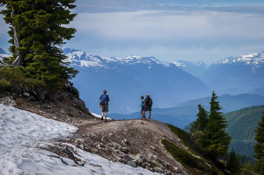 Tremendous views of the Tantalus Range