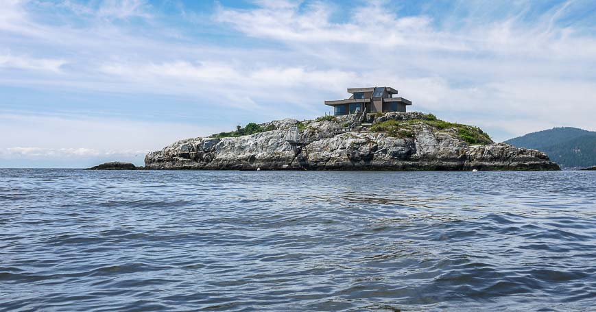 One of the homes on Passage Island