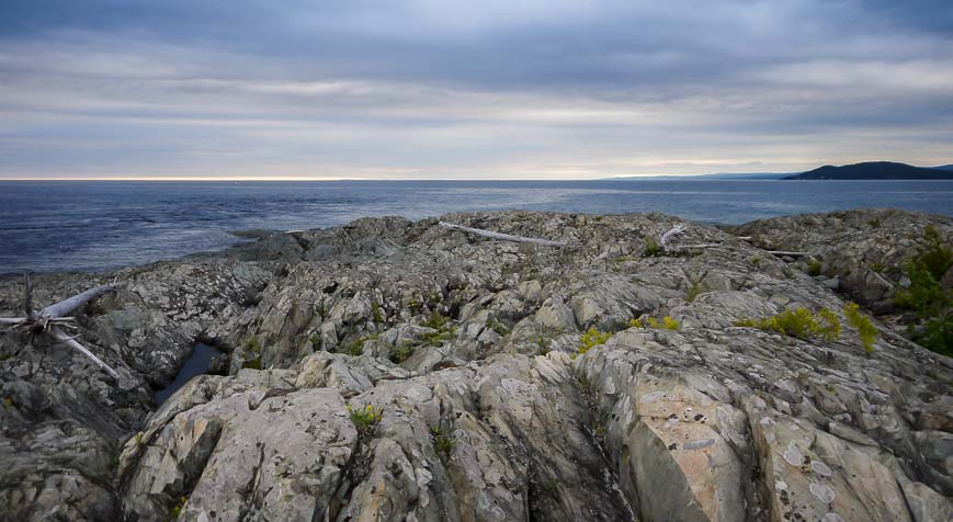 The view out to Michipicoten Island