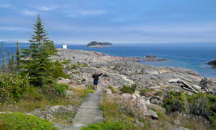 Trails on Davieux Island