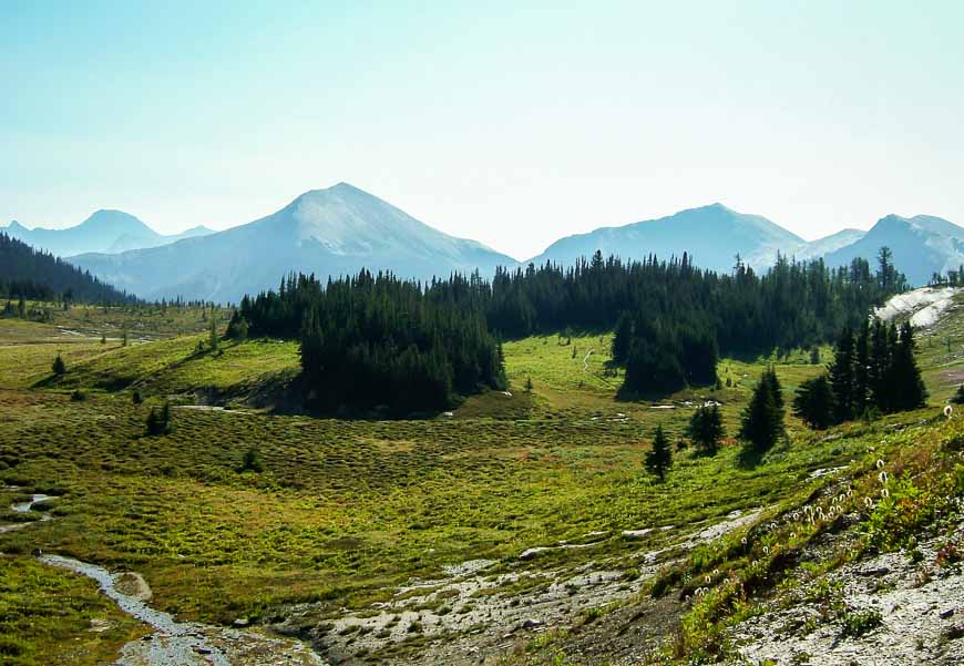 Some easy lovely meadow walking on the hike