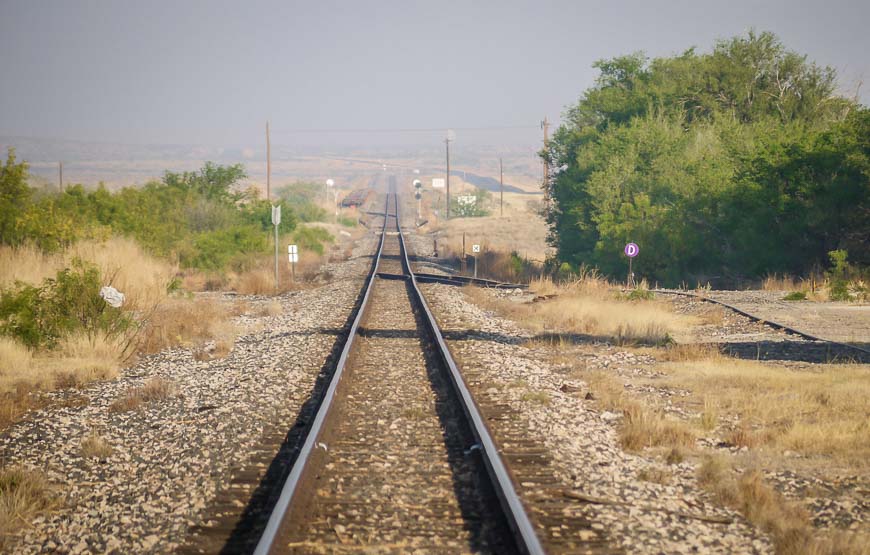 West Texas towns like Marathon have a railway going through it