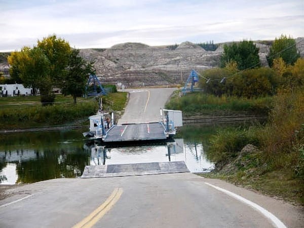 The Bleriot Ferry near Drumheller