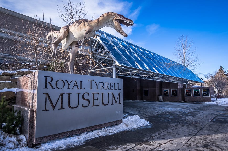 The Royal Tyrrell Museum in Drumheller