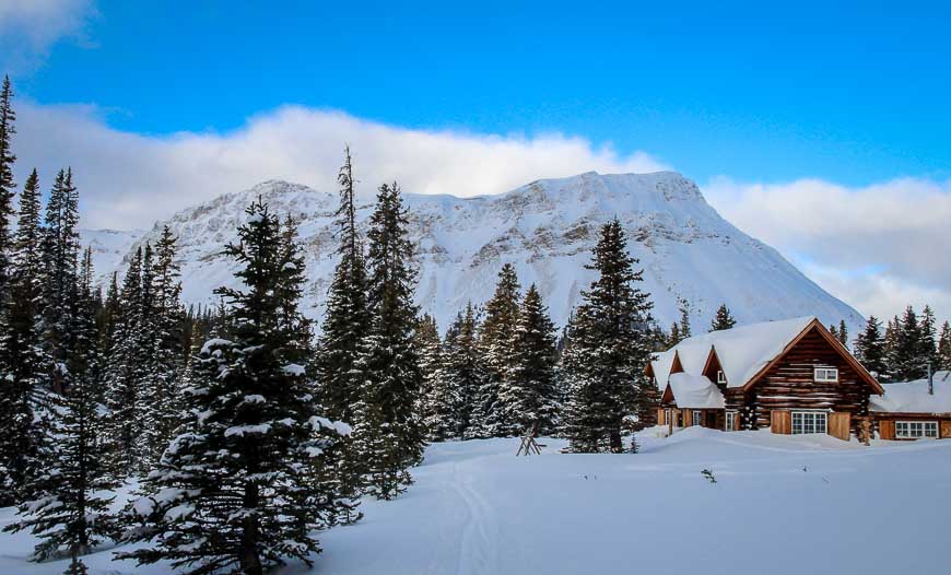 Arrival at Skoki Lodge