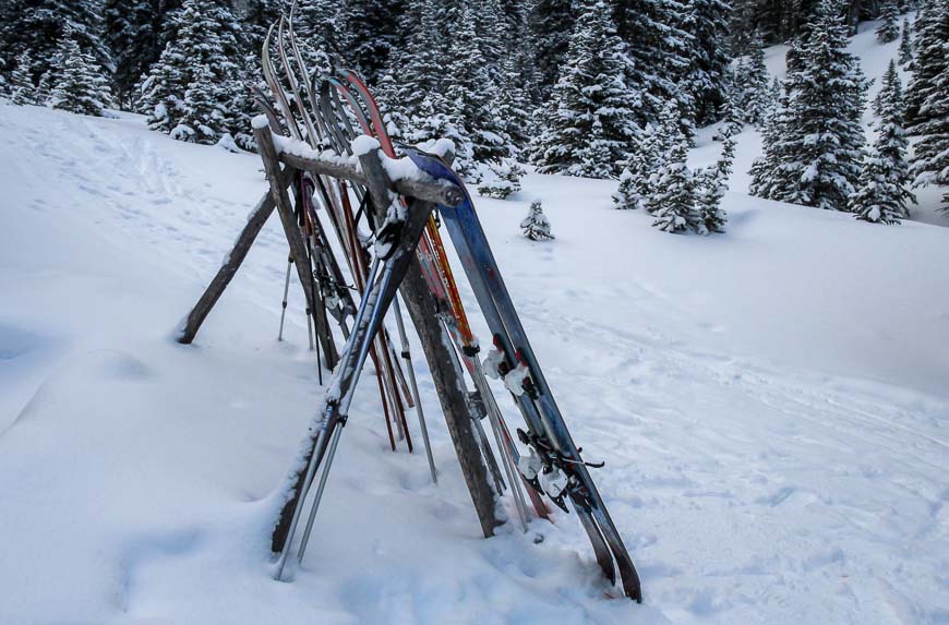 I skied in to Skoki Lodge on 25 year old skis