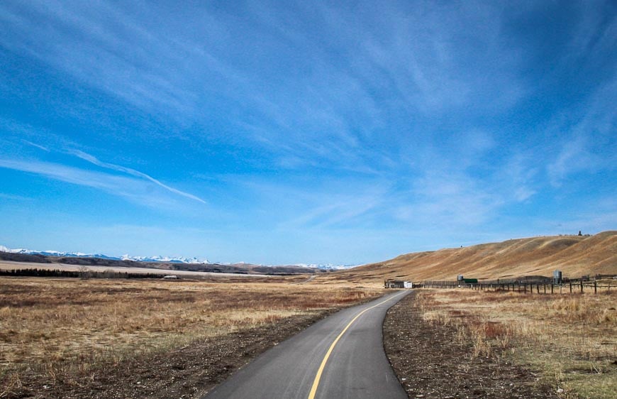 The park has lots of paved trails